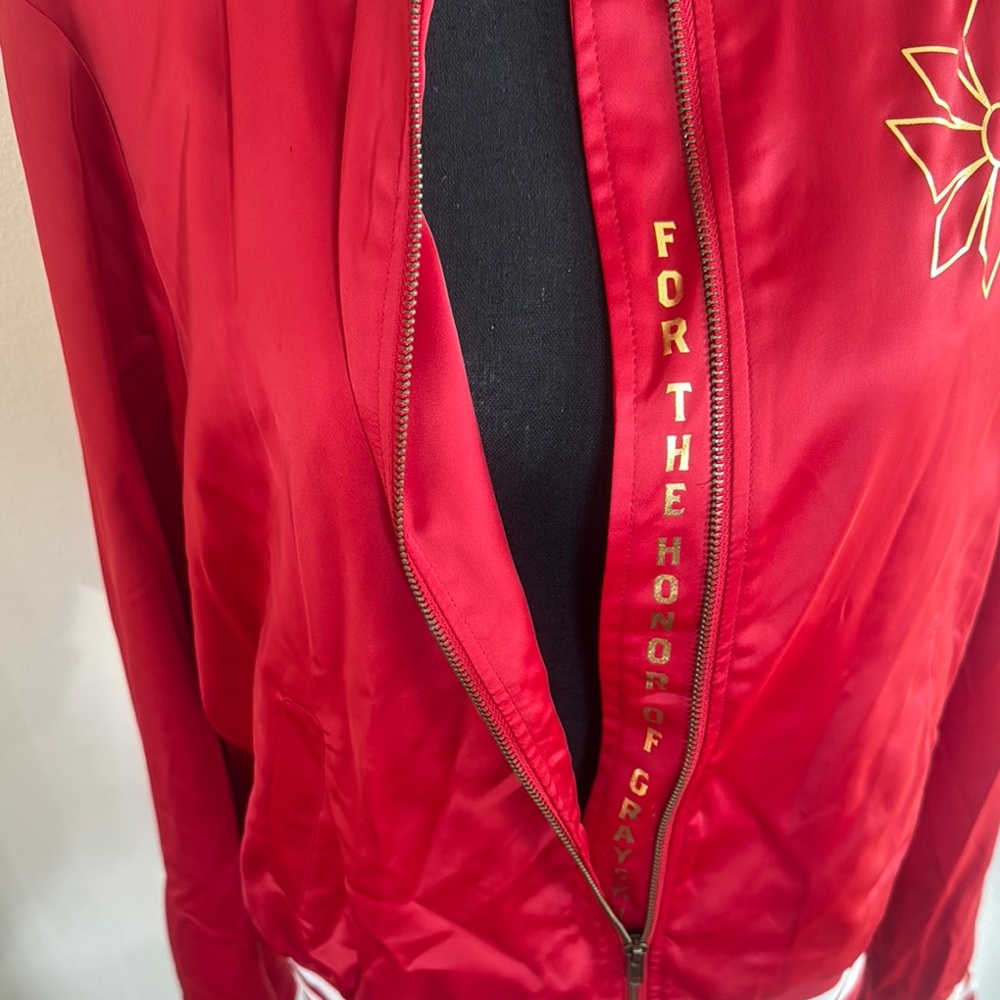 She-ra Red Bomber Jacket with Embroidered Design - Picture 3 of 6